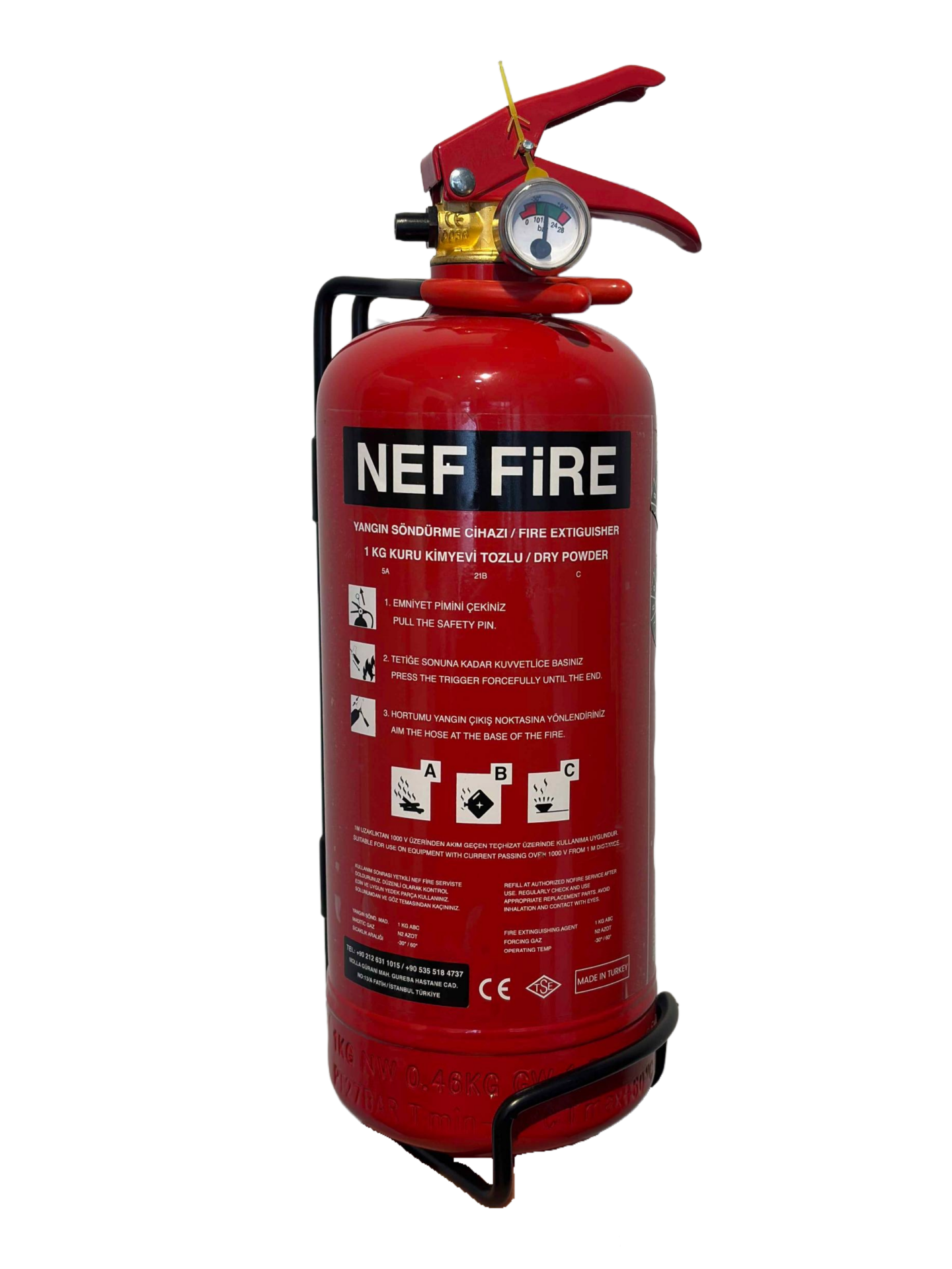 1 Kg Yangın Söndürme Tüpü